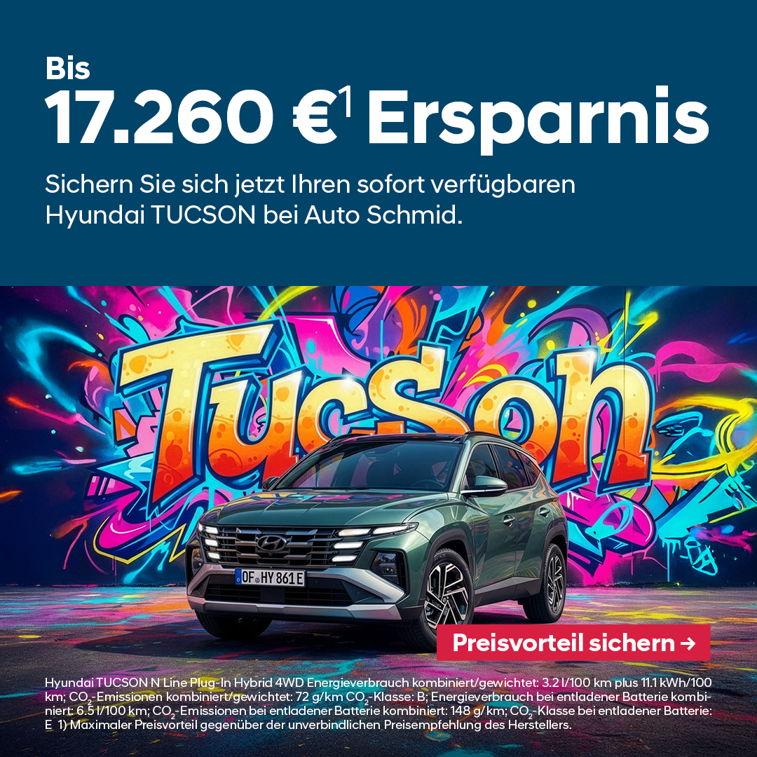 Hyundai TUCSON Ersparnis