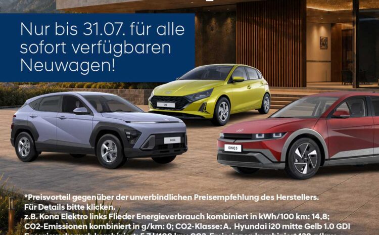  Bis 20% auf Hyundai Neuwagen 